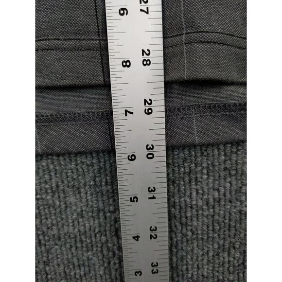 Mens Van Heusen Short Sleeve Polo Shirt Size L Gray Collared - Picture 5 of 11